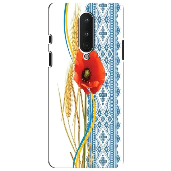 Чехол с рисунком «Вышиванка с цветком» для OnePlus 8