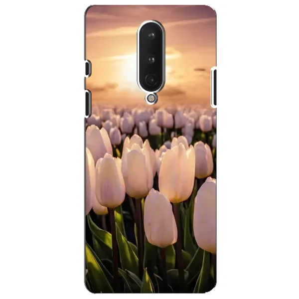 Чехол с рисунком «Закат с цветами» для OnePlus 8 Чехол с рисунком «Закат с цветами» для OnePlus 8