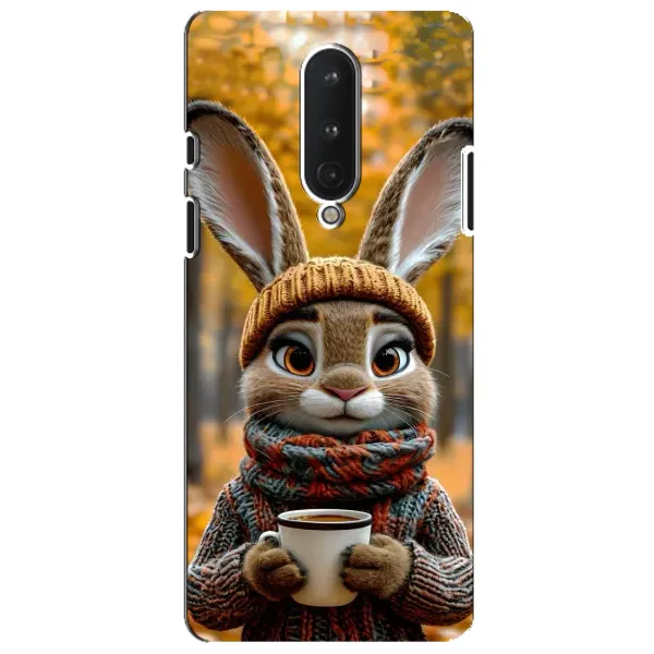 Чехол с рисунком «Зайчик с кофе» для OnePlus 8 Чехол с рисунком «Зайчик с кофе» для OnePlus 8