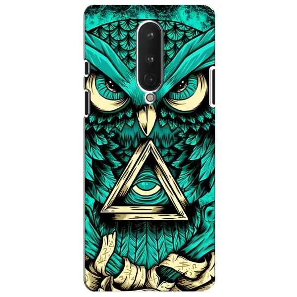 Чохол з малюнком «Зелена сова» для OnePlus 8