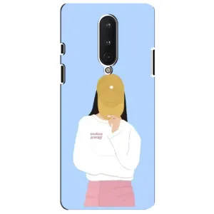 Силіконовый Чохол на OnePlus 8 з картинкой Модных девушек (Жовта кепка)