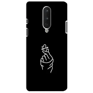 Чехлы (Знак сердечка) на OnePlus 8 (Знак Сердечка)