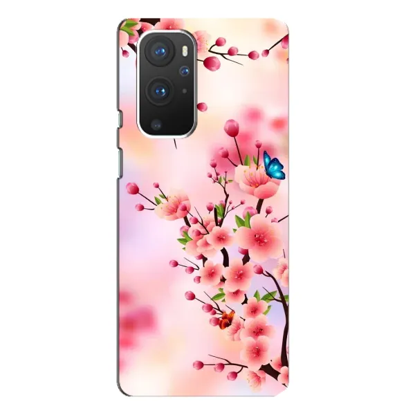 Чехол с рисунком «Бабочки на сакуре» для OnePlus 9 Pro Чехол с рисунком «Бабочки на сакуре» для OnePlus 9 Pro