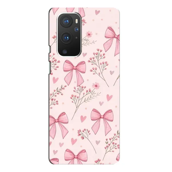 Чехол с рисунком «Банты с цветами» для OnePlus 9 Pro Чехол с рисунком «Банты с цветами» для OnePlus 9 Pro