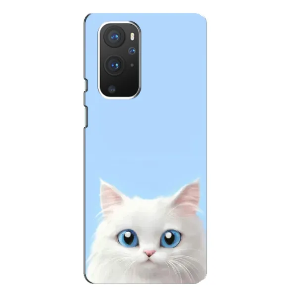 Чехол с рисунком «Белый кот» для OnePlus 9 Pro Чехол с рисунком «Белый кот» для OnePlus 9 Pro