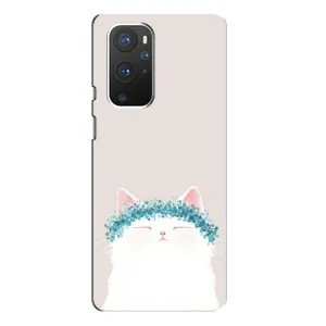 Чохол на тематику: Коти для OnePlus 9 Pro (Білий котик)
