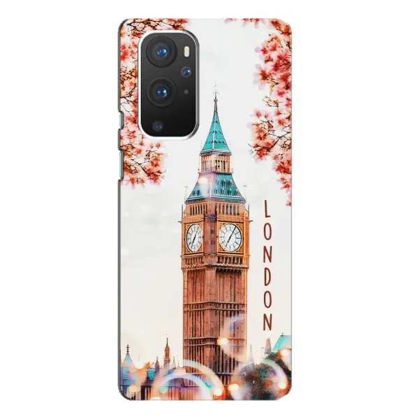 Чехол с рисунком «Часы Лондон» для OnePlus 9 Pro