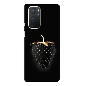 Чехол с изображением вкусной еды для OnePlus 9 Pro (Чёрная клубника)