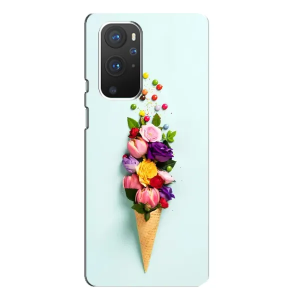 Чехол с рисунком «Цветок-мороженное» для OnePlus 9 Pro Чехол с рисунком «Цветок-мороженное» для OnePlus 9 Pro