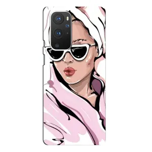 Чехол с картинкой Модные Девчонки OnePlus 9 Pro (Девушка в халате)