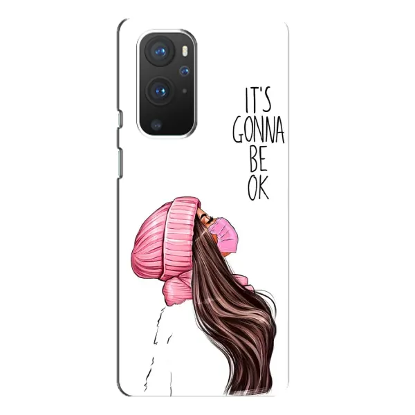 Чехол с рисунком «Девушка в маске» для OnePlus 9 Pro