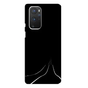 Чехол с картинками на черном фоне для OnePlus 9 Pro (Дорога)