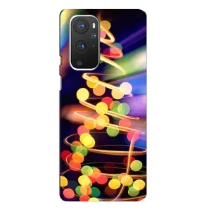 Чехол Новогодняя Елка на OnePlus 9 Pro (Гирлянды)