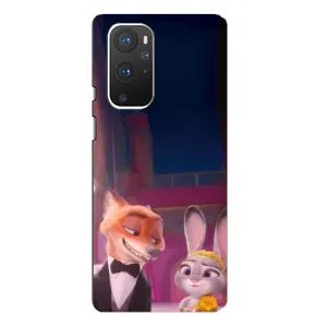Силиконовый чехол с принтом Зоотрополіс для OnePlus 9 Pro (Главные герои)