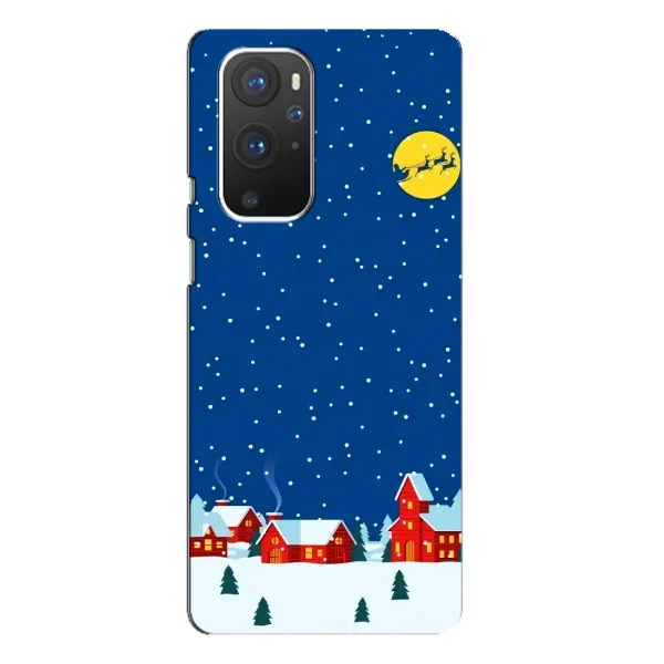 Чехол с рисунком «Город в снегу» для OnePlus 9 Pro Чехол с рисунком «Город в снегу» для OnePlus 9 Pro