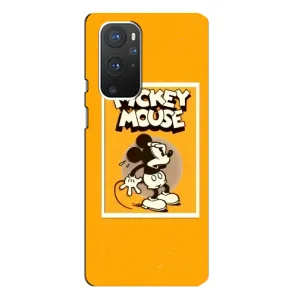 Чехлы с принтом Микки Маус на OnePlus 9 Pro (Испуганный Микки)