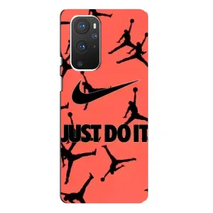 Силиконовый Чехол Nike Air Jordan на ВанПлас 9 Про (Just Do It)
