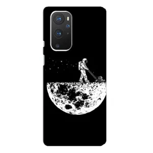 Силиконовый Чехол с принтом "Космонавты" на OnePlus 9 Pro (Космонавт)