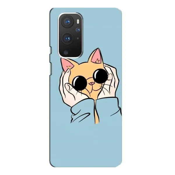 Чехол с рисунком «КОТИК в очках» для OnePlus 9 Pro Чехол с рисунком «КОТИК в очках» для OnePlus 9 Pro