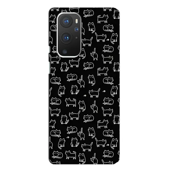 Чехол с рисунком «Котики на черном» для OnePlus 9 Pro Чехол с рисунком «Котики на черном» для OnePlus 9 Pro