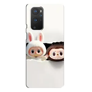 Чехол с принтом Лабубу для OnePlus 9 Pro (Фигурки Labubu)