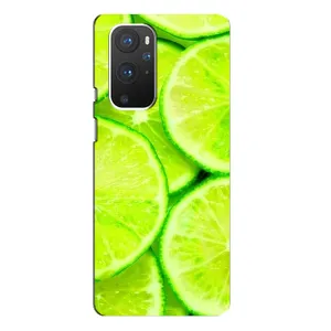 Чехол с изображением вкусной еды для OnePlus 9 Pro (Лайм)