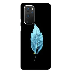 Чехол с картинками на черном фоне для OnePlus 9 Pro (Листочек)