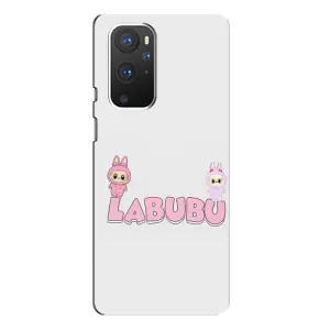 Чехол с принтом Лабубу для OnePlus 9 Pro (Логотип Лабубу)