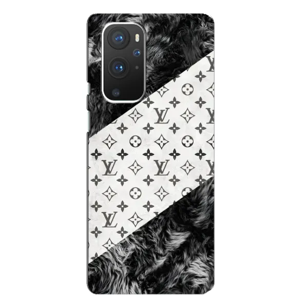Чехол с рисунком «LV на белом» для OnePlus 9 Pro