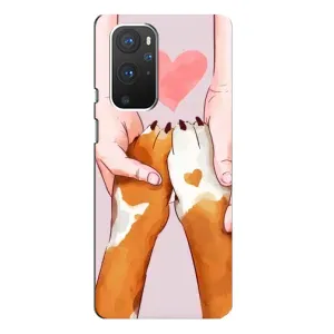 Чехол (ТПУ) Милые собачки для OnePlus 9 Pro (Любовь к собакам)