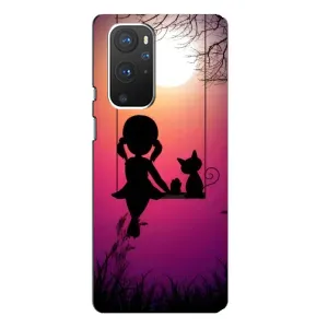 Девчачий Чехол для OnePlus 9 Pro (На качели)