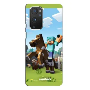 Чохли для OnePlus 9 Pro (Персонажі МайнКрафт) (На коні)