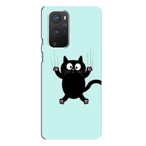 Силиконовый чехол с котиком для OnePlus 9 Pro (Падающий кот)
