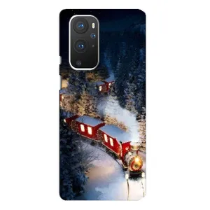 Силиконовый бампер на рождество для OnePlus 9 Pro (Поезд)
