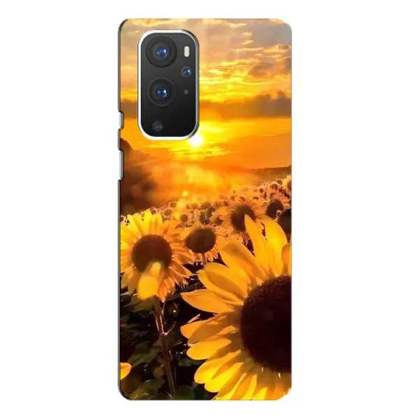 Чехол с рисунком «поле подсолнухов» для OnePlus 9 Pro