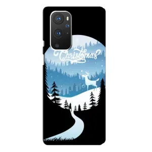 Силиконовый бампер на рождество для OnePlus 9 Pro (Рождественский Олень)