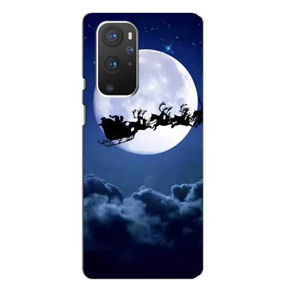Чехол с рисунком «Санта - луна» для OnePlus 9 Pro