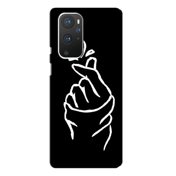 Чехол с рисунком «Сердце на черном» для OnePlus 9 Pro Чехол с рисунком «Сердце на черном» для OnePlus 9 Pro