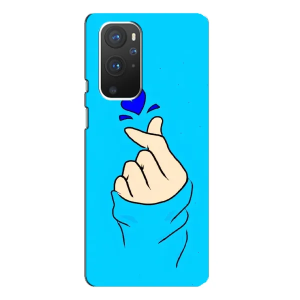 Чехол с рисунком «Сердце на синем» для OnePlus 9 Pro Чехол с рисунком «Сердце на синем» для OnePlus 9 Pro