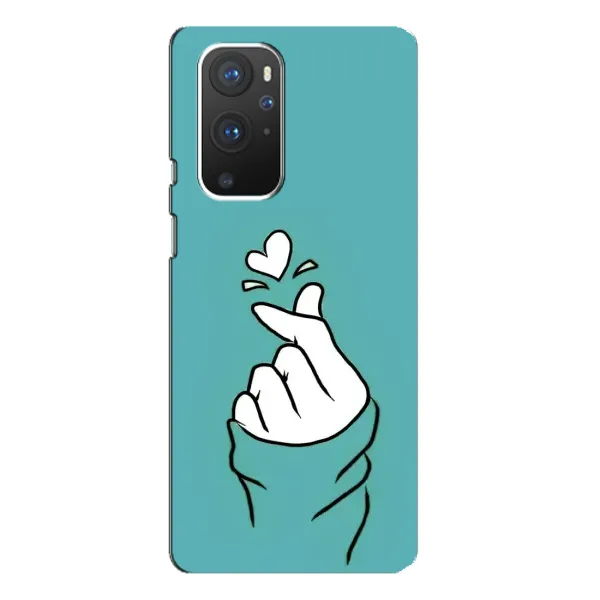 Чехол с рисунком «Сердечко на бирюзовом» для OnePlus 9 Pro Чехол с рисунком «Сердечко на бирюзовом» для OnePlus 9 Pro