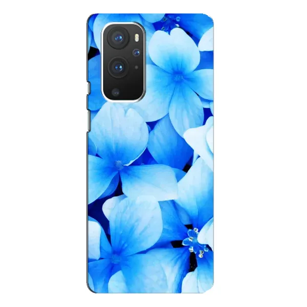 Чехол с рисунком «Синие цветы» для OnePlus 9 Pro Чехол с рисунком «Синие цветы» для OnePlus 9 Pro
