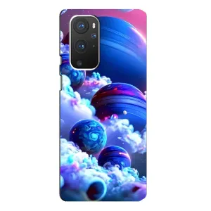 Чехлы КОСМОС для OnePlus 9 Pro (Синие планеты)