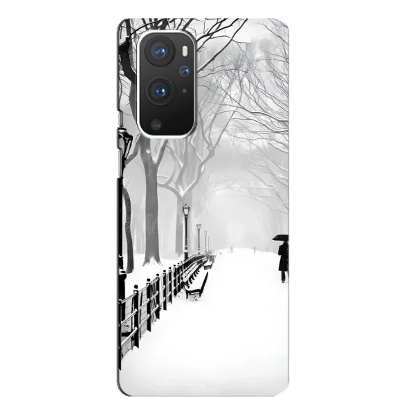 Чехол с рисунком «Снегом замело» для OnePlus 9 Pro