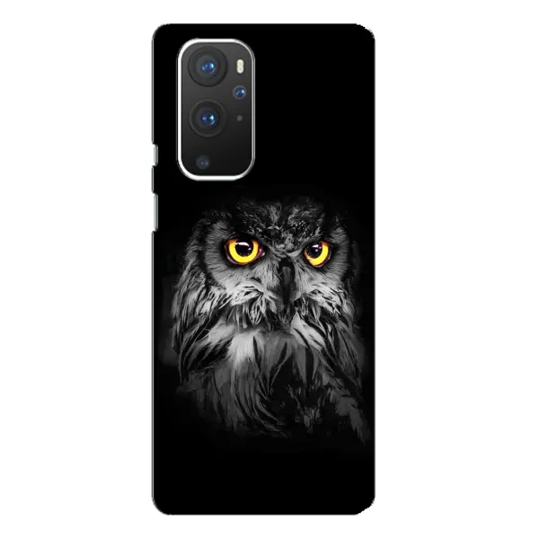 Чохол з малюнком «Сова на чорному» для OnePlus 9 Pro Чохол з малюнком «Сова на чорному» для OnePlus 9 Pro