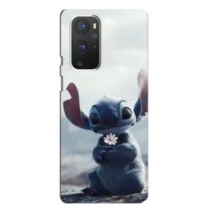 Чехол с рисунком «Стич с цветочком» для OnePlus 9 Pro