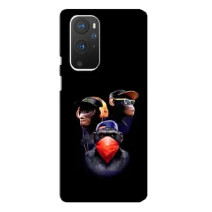 Чехол с рисунком «Три обезьяны» для OnePlus 9 Pro