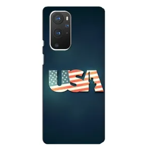 Чехол Флаг USA для OnePlus 9 Pro (USA)