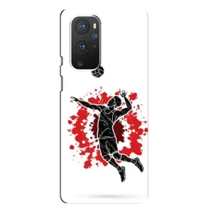 Чехлы с принтом Спортивная тематика для OnePlus 9 Pro (Волейболист)