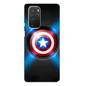 Чохол с Щітом Капітана Америки на OnePlus 9 Pro (Яскраий Щит Капітана)