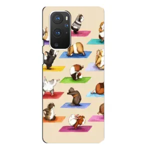 Чехол с Прикольным принтом на OnePlus 9 Pro (Ёга свинок)